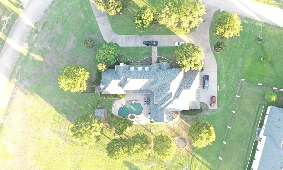 New shingle roof installation on a home in Highlands